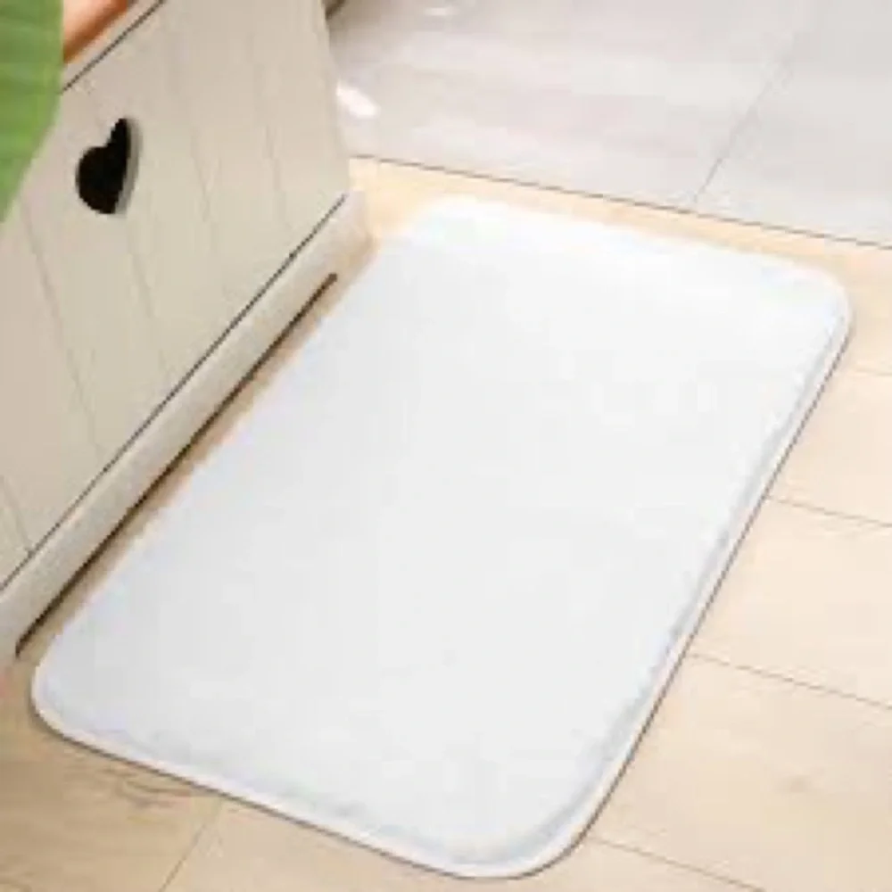 Home bath memory foam bath rugs stain resistance still in packages